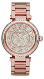 Buy Shop Michael Kors Skylar Rose Gold Dial Rose Gold Steel Strap Watch for Women - MK5868 USA Online
