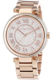Buy Shop Michael Kors Skylar Rose Gold Dial Rose Gold Steel Strap Watch for Women - MK5868 USA Online