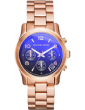 Buy Shop Michael Kors Runway Iridescent Dial Rose Gold Steel Strap Watch for Women - MK5940 USA Online