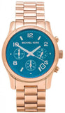 Buy Shop Michael Kors Runway Iridescent Dial Rose Gold Steel Strap Watch for Women - MK5940 USA Online