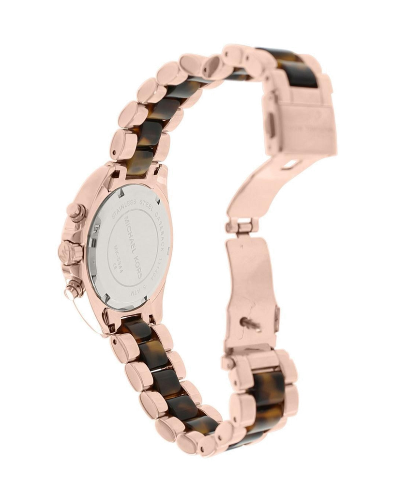 Buy Shop Michael Kors Bradshaw Chronograph Brown Dial Two Tone Steel Strap Watch For Women - MK5944 USA Online