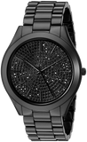 Buy Shop Michael Kors Kinley Silver Dial Black Steel Strap Watch for Women - MK5999 USA Online