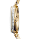 Buy Shop Michael Kors Skylar Gold Dial Gold Steel Strap Watch for Women - MK5867 USA Online