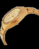 Buy Shop Michael Kors Byrn Quartz Gold Dial Gold Steel Strap Watch For Women - MK6134 USA Online