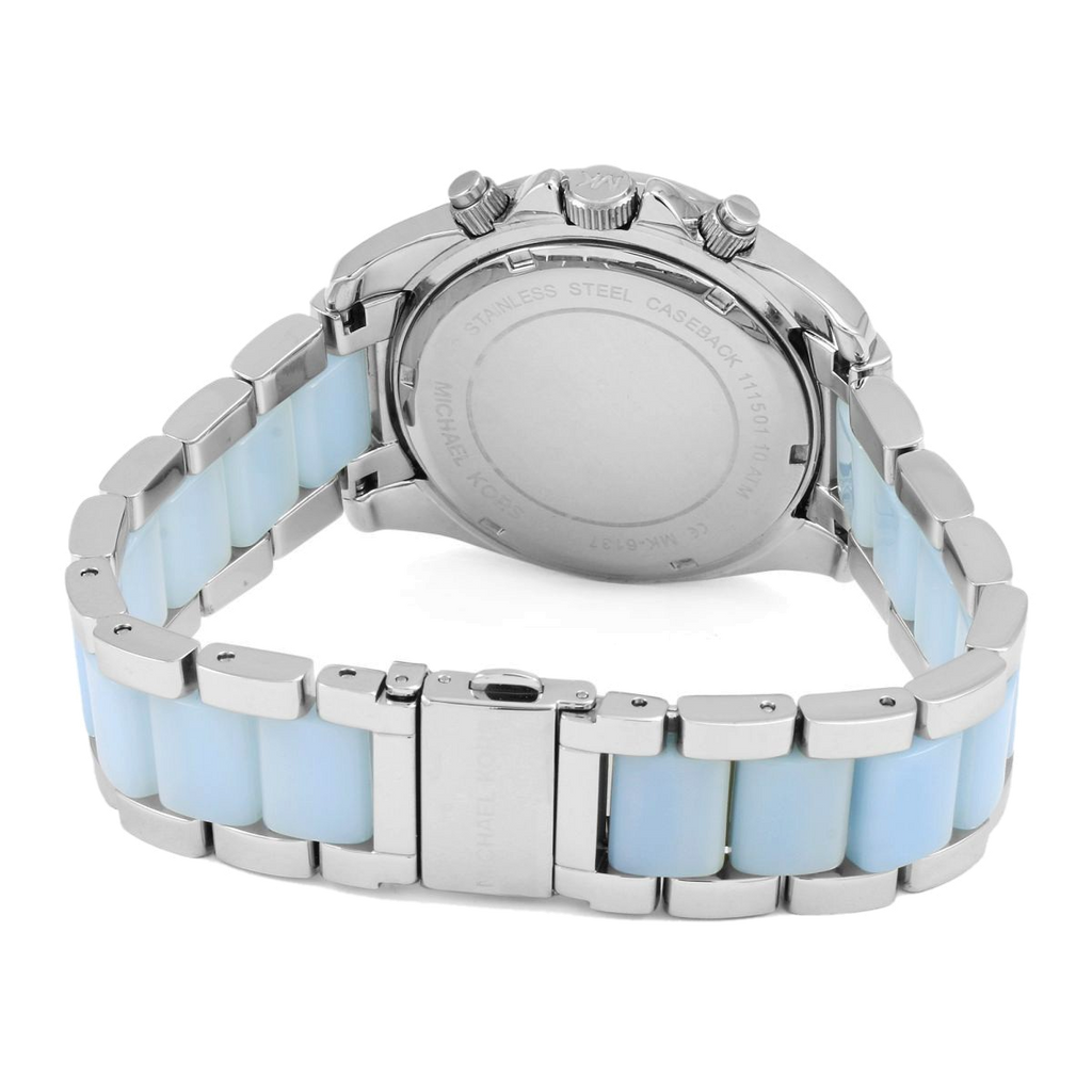 Buy Shop Michael Kors Blair Silver Dial Two Tone Steel Strap Watch for Women - MK6137 USA Online