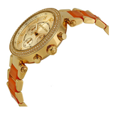 Buy Shop Michael Kors Parker Gold Dial Two Tone Steel Strap Watch for Women - MK6139 USA Online