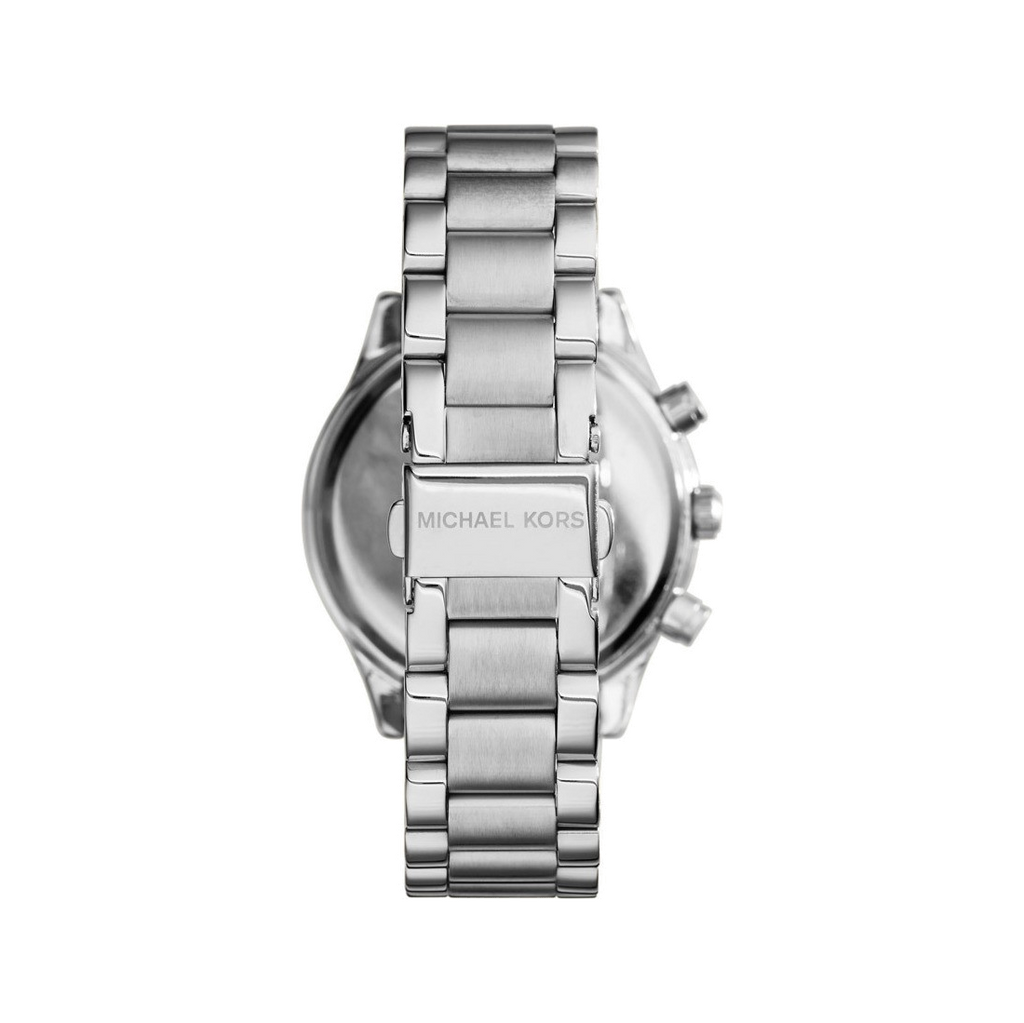 Buy Shop Michael Kors Brinkley Diamonds Silver Dial Silver Steel Strap Watch for Women - MK6186 USA Online