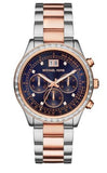 Buy Shop Michael Kors Brinkley Blue Dial Two Tone Steel Strap Watch for Women - MK6205 USA Online
