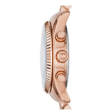 Buy Shop Michael Kors Lexington Purple Dial Rose Gold Steel Strap Watch For Women - MK6207 USA Online