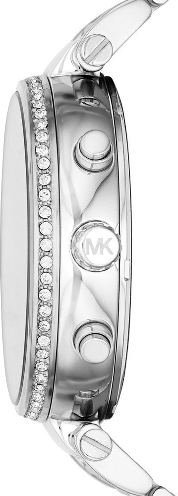 Buy Shop Michael Kors Sawyer Navy Blue Dial Silver Steel Strap Watch for Women - MK6224 USA Online