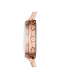 Buy Shop Michael Kors Sawyer Rose Gold Dial Rose Gold Steel Strap Watch for Women - MK6226 USA Online