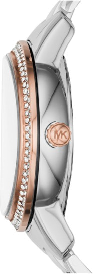 Buy Shop Michael Kors Whitley Analog White Dial Two Tone Steel Strap Watch For Women - MK6228 USA Online