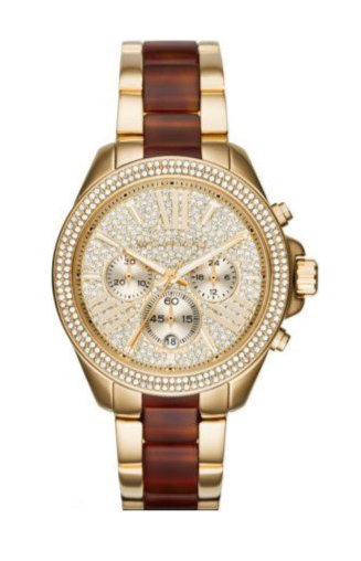 Buy Shop Michael Kors Wren Gold Dial Two Tone Steel Strap Watch for Women - MK6294 USA Online