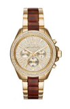 Buy Shop Michael Kors Wren Gold Dial Two Tone Steel Strap Watch for Women - MK6294 USA Online