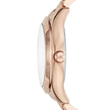 Buy Shop Michael Kors Layton Rose Gold Dial Rose Gold Steel Strap Watch for Women - MK6395 USA Online