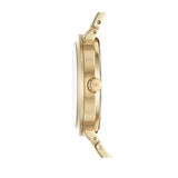 Buy Shop Michael Kors Garner Quartz Gold Dial Gold Steel Strap Watch For Women - MK6408 USA Online
