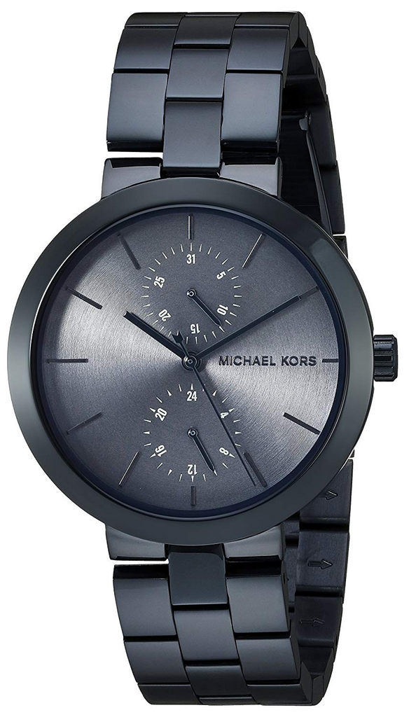 Buy Shop Michael Kors Garner Chronograph Quartz Blue Dial Blue Steel Strap Watch For Women - MK6410 USA Online