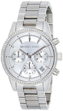Buy Shop Michael Kors Ritz Silver Dial Silver Steel Strap Watch for Women - MK6428 USA Online