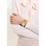 Buy Shop Michael Kors Briar Analog Gold Dial Gold Steel Strap Watch For Women - MK6464 USA Online