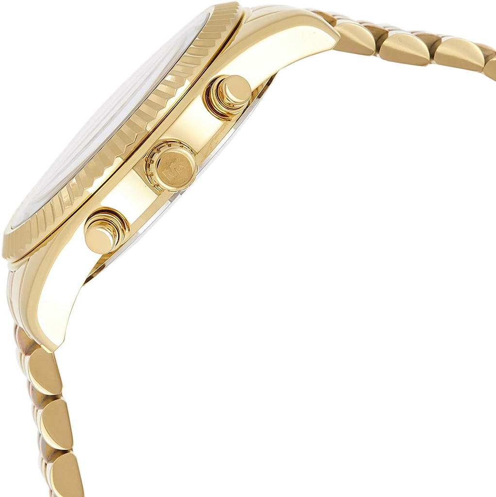 Buy Shop Michael Kors Lexington Gold Dial Gold Steel Strap Watch for Women - MK6473 USA Online