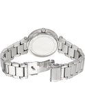 Buy Shop Michael Kors Parker Silver Dial Silver Stainless Steel Strap Watch for Women - MK6483 USA Online