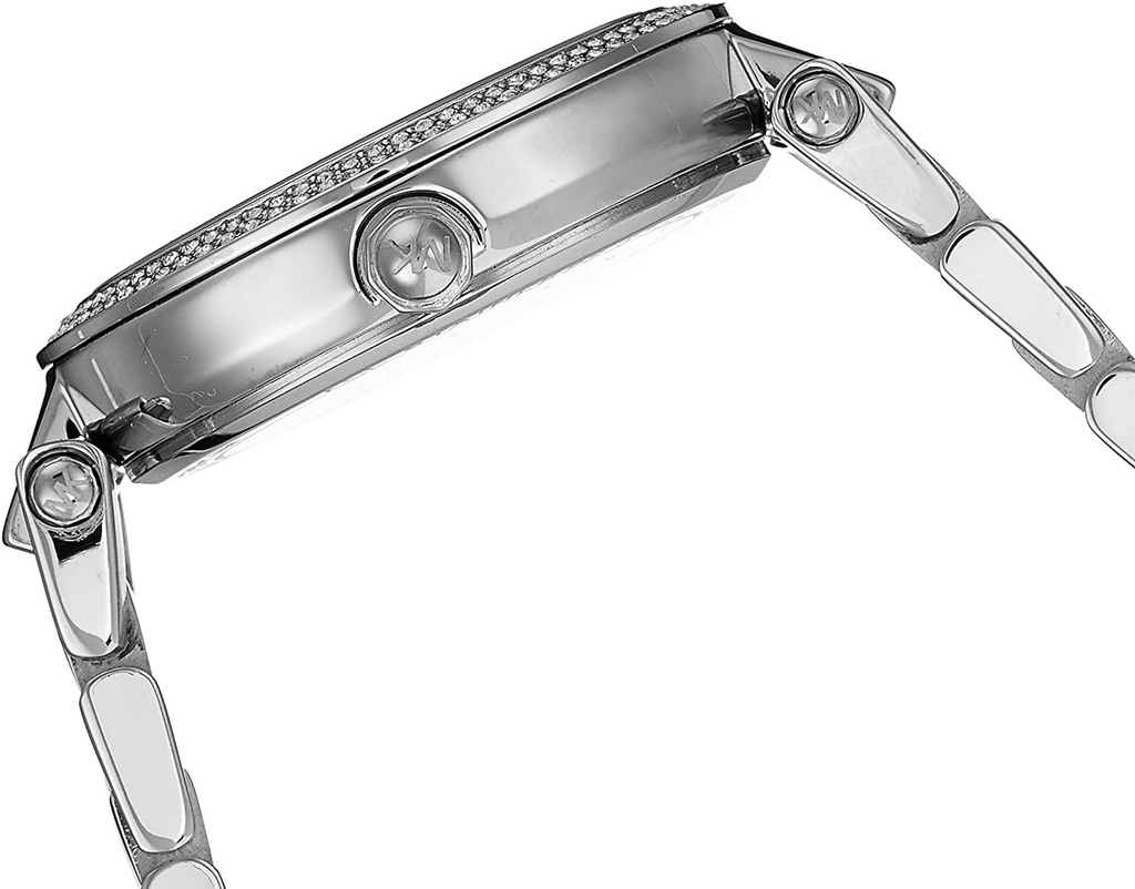 Buy Shop Michael Kors Parker Silver Dial Silver Stainless Steel Strap Watch for Women - MK6483 USA Online