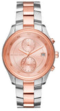 Buy Shop Michael Kors Blair Quartz Analog Rose Gold Dial Two Tone Steel Strap Watch For Women - MK6498 USA Online