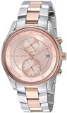 Buy Shop Michael Kors Blair Quartz Analog Rose Gold Dial Two Tone Steel Strap Watch For Women - MK6498 USA Online