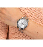 Buy Shop Michael Kors Bradshaw Quartz Silver Dial Silver Steel Strap Watch For Women - MK6554 USA Online