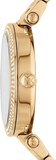 Buy Shop Michael Kors Taryn Quartz Gold Dial Gold Steel Strap Watch For Women - MK4459 USA Online