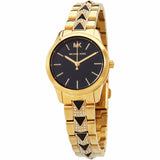 Buy Shop Michael Kors Runway Mercer Quartz Black Dial Two Tone Steel Strap Watch For Women - MK6672 USA Online