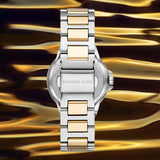 Buy Shop Michael Kors Camille Multifunction Silver Dial Two Tone Steel Strap Watch For Women - MK6982 USA Online
