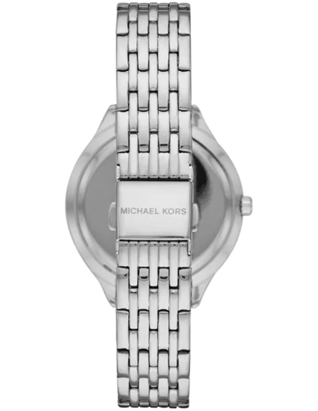 Buy Shop Michael Kors Mindy White Dial Silver Steel Strap Watch For Women - MK7075 USA Online
