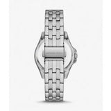 Buy Shop Michael Kors Pilot Quartz Silver Dial Silver Steel Strap Watch For Women - MK7368 USA Online