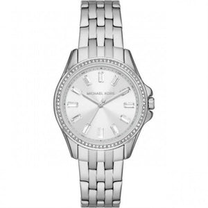 Buy Shop Michael Kors Pilot Quartz Silver Dial Silver Steel Strap Watch For Women - MK7379 USA Online