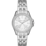 Buy Shop Michael Kors Pilot Quartz Silver Dial Silver Steel Strap Watch For Women - MK7379 USA Online