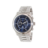 Buy Shop Michael Kors Stop Hunger Chronograph Blue Dial Silver Steel Strap Watch for Men - MK8314 USA Online