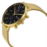 Buy Shop Michael Kors Jaryn Black Dial Gold Steel Strap Watch for Men - MK8503 USA Online