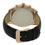 Buy Shop Michael Kors Lexington Chronograph Rose Gold Dial Black Leather Strap Watch For Men - MK8516 USA Online