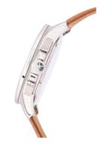 Buy Shop Michael Kors Ryker Chronograph Analog Blue Dial Brown Leather Strap Watch For Men - MK8518 USA Online