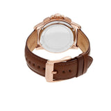 Buy Shop Michael Kors Ryker Analog Gray Dial Brown Leather Strap Watch For Men - MK8519 USA Online