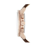 Buy Shop Michael Kors Ryker Analog Gray Dial Brown Leather Strap Watch For Men - MK8519 USA Online