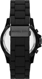 Buy Shop Michael Kors Everest Chronograph Black Dial Black Silicone Strap Watch For Men - MK8980 USA Online