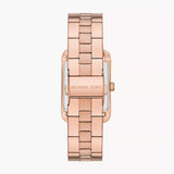 Buy Shop Michael Kors Monroe Three Hand Rose Gold Dial Rose Gold Steel Strap Watch for Women - MKO1032 USA Online