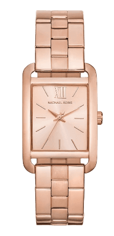 Buy Shop Michael Kors Monroe Three Hand Rose Gold Dial Rose Gold Steel Strap Watch for Women - MKO1032 USA Online