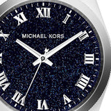 Buy Shop Michael Kors Channing Midnight Blue Dial Silver Steel Strap Watch for Women - MK6113 USA Online
