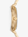 Buy Shop Michael Kors Naia Quartz Gold Dial Gold Steel Strap Watch for Women - MK4687 USA Online