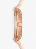 Buy Shop Michael Kors Naia Quartz Rose Gold Dial Rose Gold Steel Strap Watch for Women - MK4679 USA Online