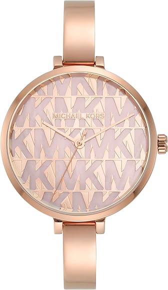 Buy Shop Michael Kors Naia Quartz Rose Gold Dial Rose Gold Steel Strap Watch for Women - MK4679 USA Online