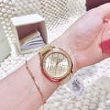 Buy Shop Michael Kors Nia Quartz Gold Dial Gold Steel Strap Watch For Women - MK3989 USA Online